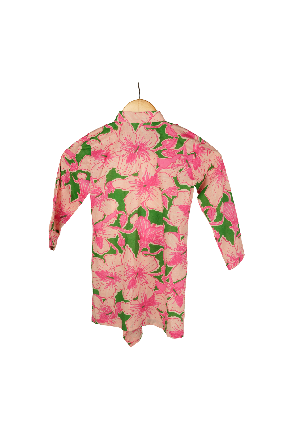 Ameyru Floral Fusion Asymmetric Short Kurta