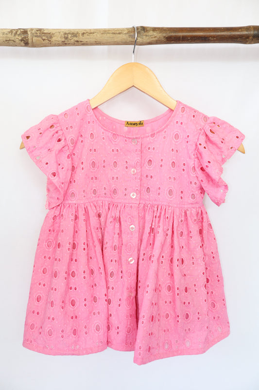 Pink Hakoba Cotton co-ord set