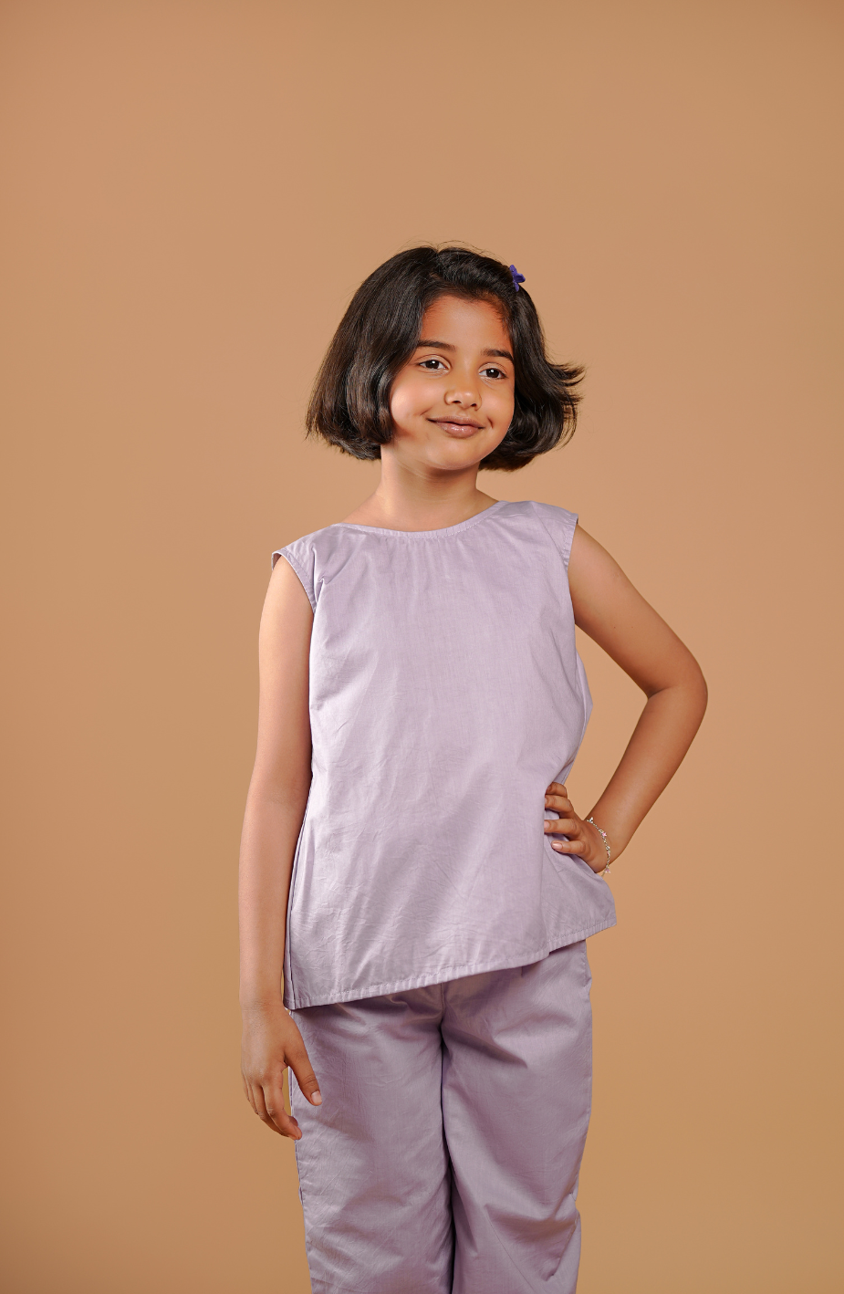 Trendy Lavender Girls Co Ord Sets