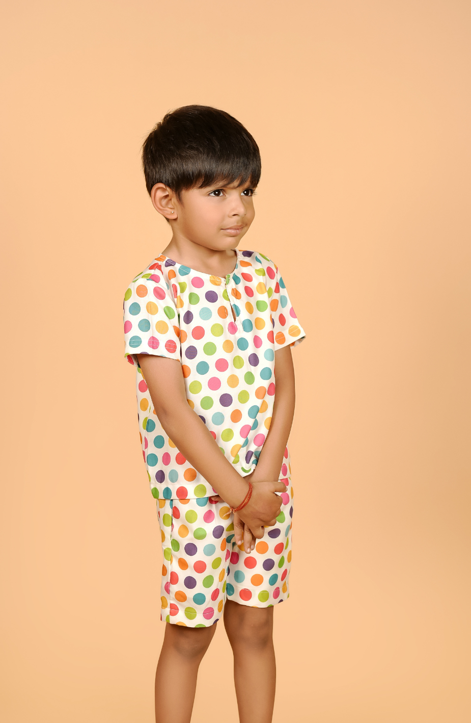 Vibrant Polka Dot Boys Coord