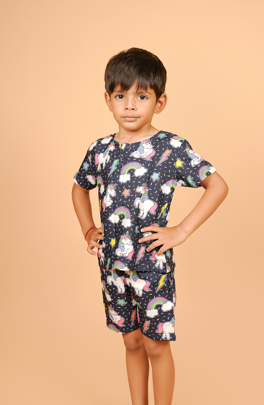 Magical Unicorn Print Boys Coord