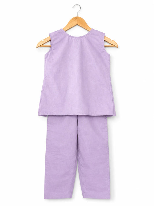 Lavender cotton co-ord set