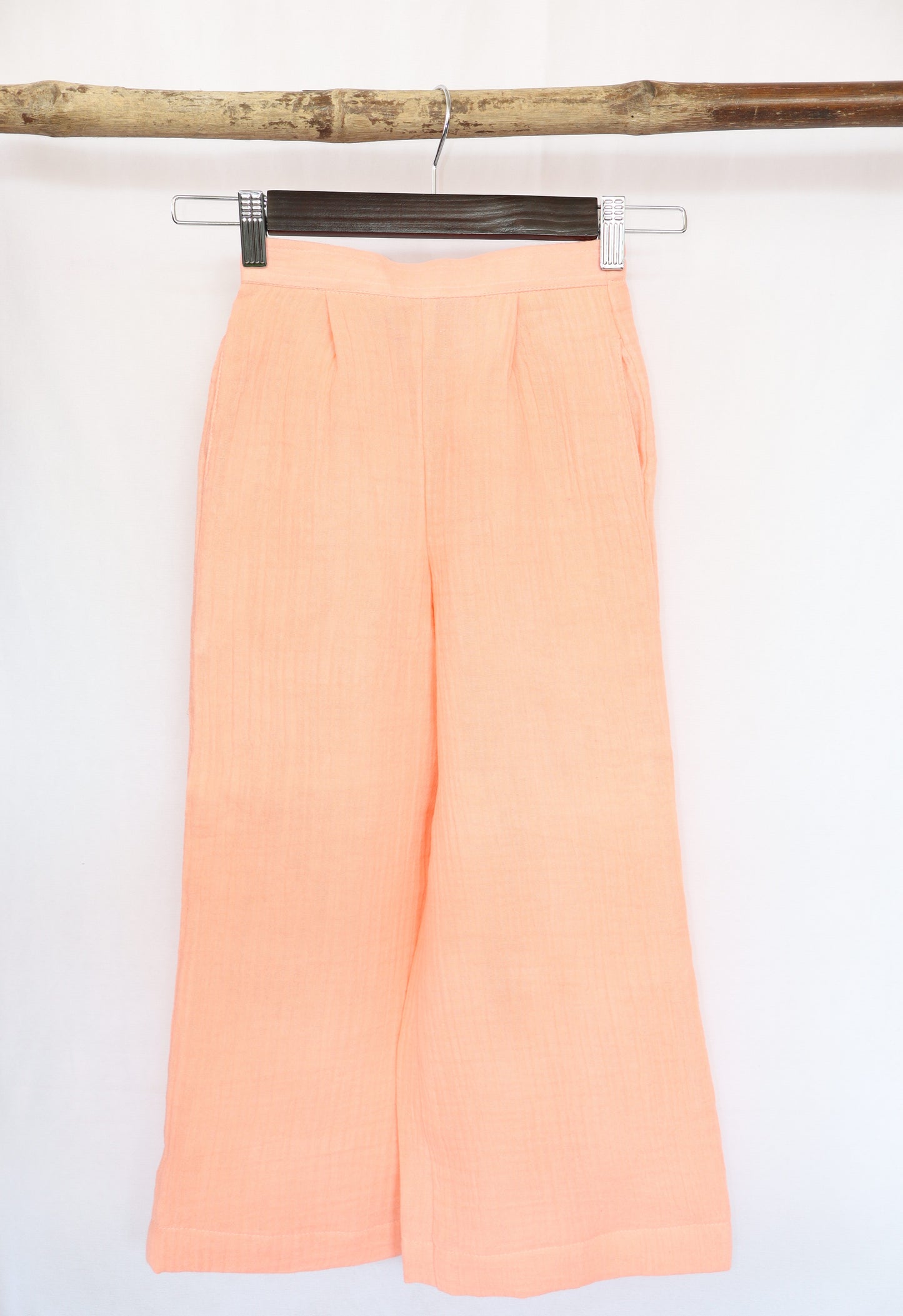 Peach Muslin co-ord set
