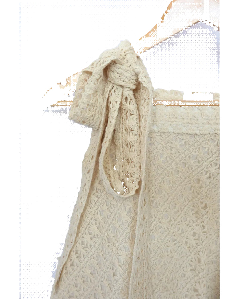 Beige Cotton Net Co-Ord Set for Kids – Breezy Summer Beachwear