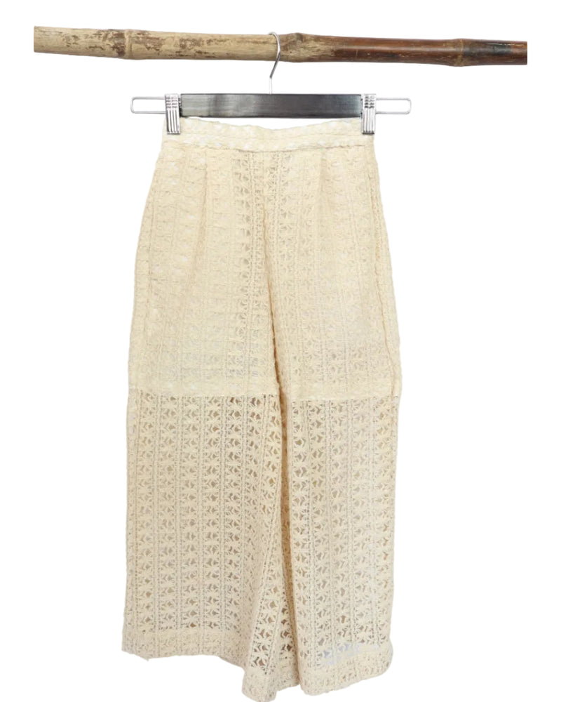 Beige Cotton Net Co-Ord Set for Kids – Breezy Summer Beachwear