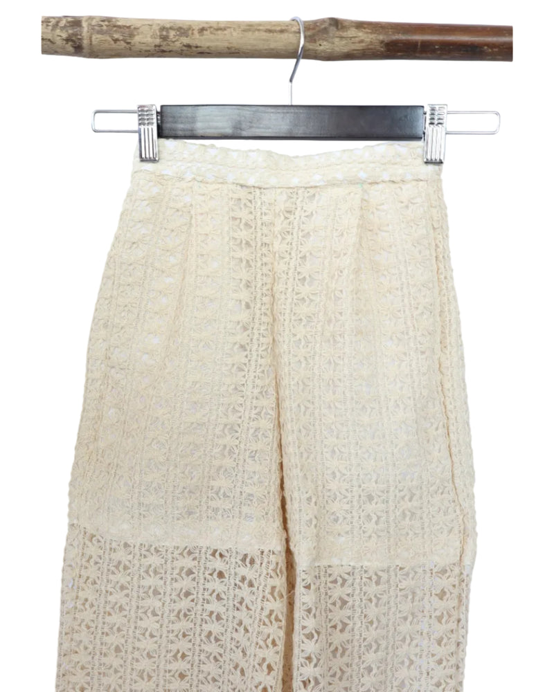 Beige Cotton Net Co-Ord Set for Kids – Breezy Summer Beachwear