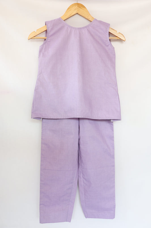 Lavender cotton co-ord set